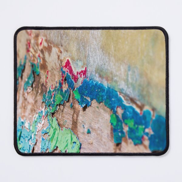 Item preview, Peeling Paint And Weathered Wood Texture With Colorful Flaking Layers And Rustic Abstract Surface designed and sold by Nmallia.