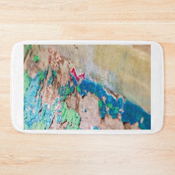 Item preview, Peeling Paint And Weathered Wood Texture With Colorful Flaking Layers And Rustic Abstract Surface designed and sold by Nmallia.