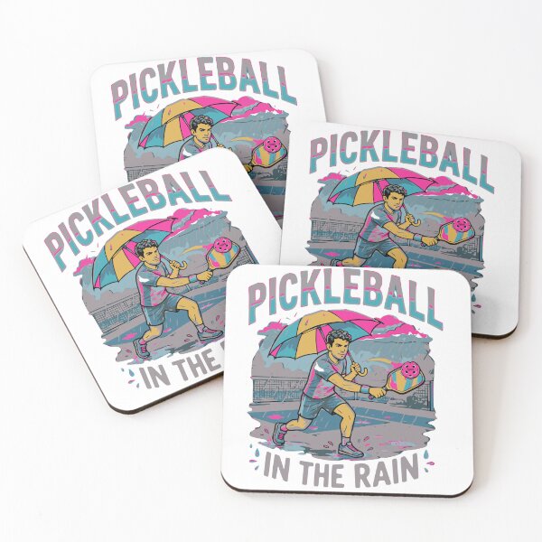 Item preview, Pickleball In The Rain | Dedicated Player Colorful Graphic Design designed and sold by Jen.Lou.