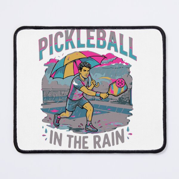 Item preview, Pickleball In The Rain | Dedicated Player Colorful Graphic Design designed and sold by Jen.Lou.