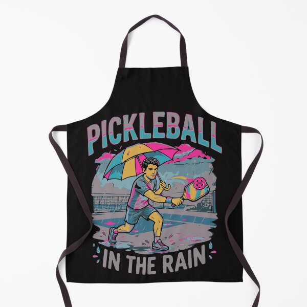 Item preview, Pickleball In The Rain | Dedicated Player Colorful Graphic Design designed and sold by Jen.Lou.