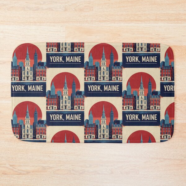 Item preview, York Maine 1950s USA Vintage Travel Tourism designed and sold by TravelersGems.