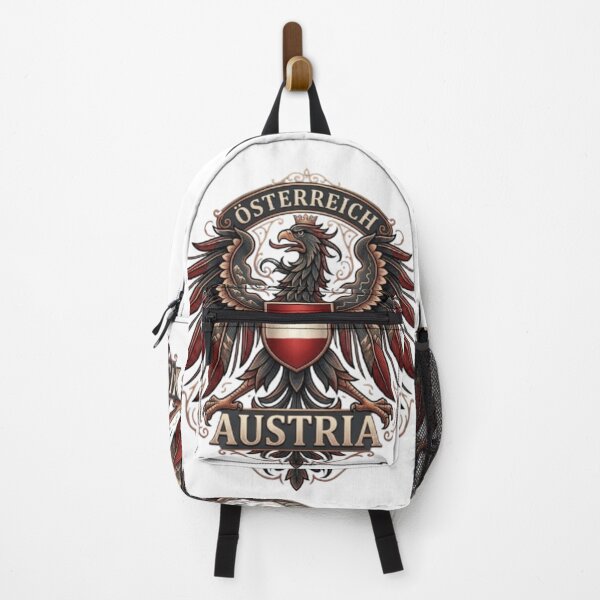 Item preview, Ornate Austrian Eagle Crest – Vintage Österreich Heraldic Coat of Arms designed and sold by RaresS.