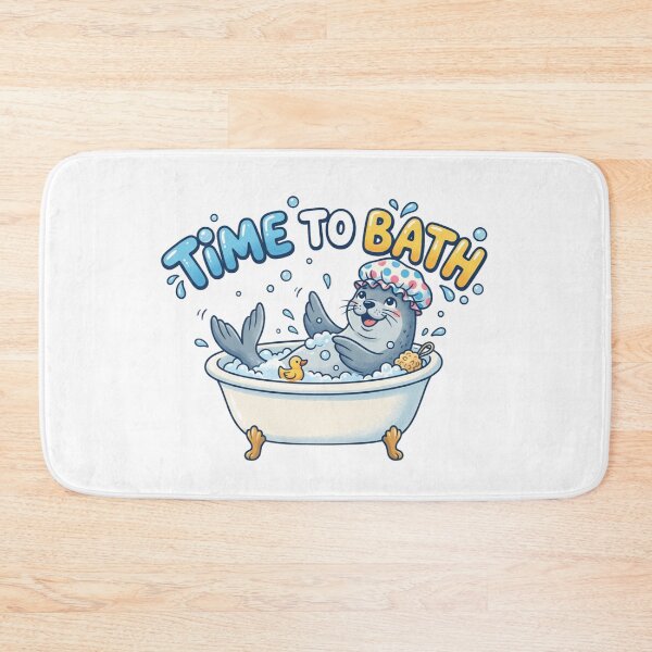 Item preview, TIME TO BATH designed and sold by REGALINGSHOP.
