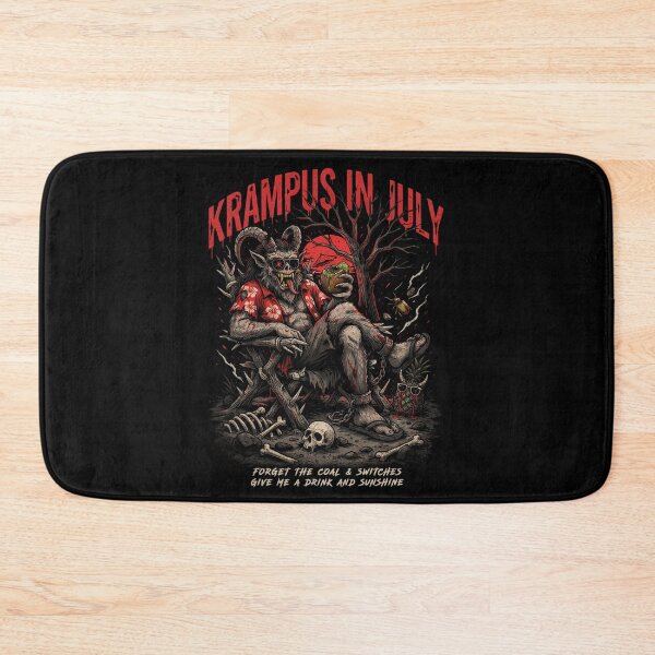 Item preview, Krampus In July – Dark Horror Christmas Funny Summer Shirt Gothic Krampus Gift V1 designed and sold by DarylWelsh2024.