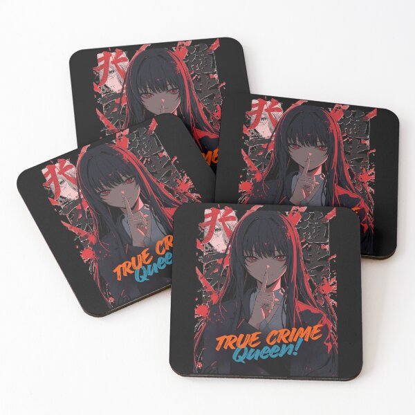 Item preview, True Crime Queen Edgy Yandere Anime Girl Manga Aesthetic designed and sold by ConfuseLab Alt.