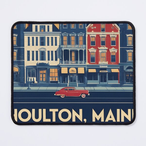 Item preview, Houlton Maine 1950s USA Vintage Travel Tourism designed and sold by TravelersGems.