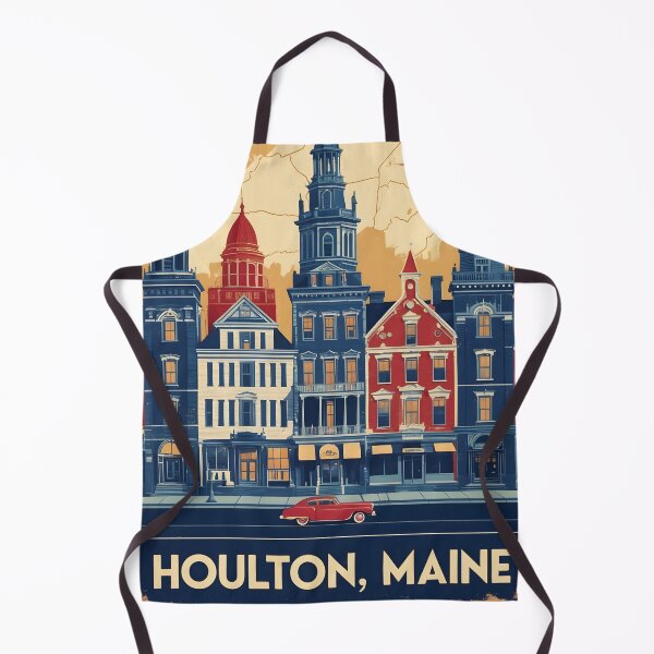 Item preview, Houlton Maine 1950s USA Vintage Travel Tourism designed and sold by TravelersGems.