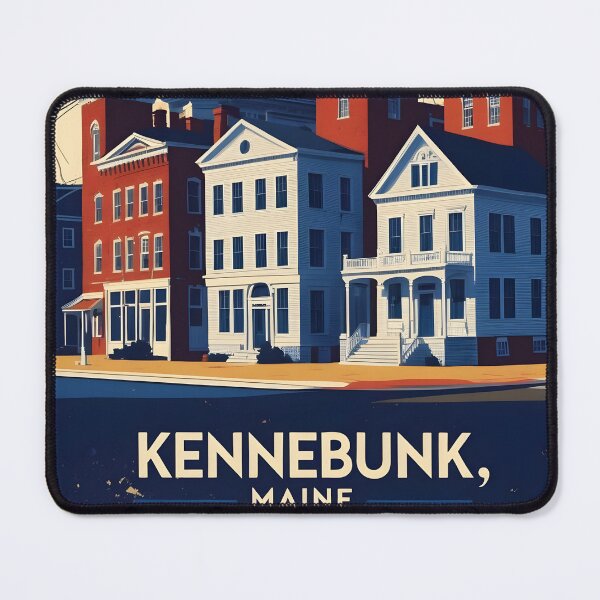 Item preview, Kennebunk Maine 1950s USA Vintage Travel Tourism designed and sold by TravelersGems.