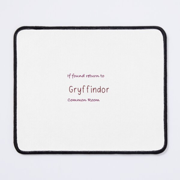 Item preview, if found return to gryffindor common room designed and sold by F1pinkculture.