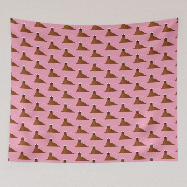 Item preview, Seals with sailor hat on pink designed and sold by reneesillus.