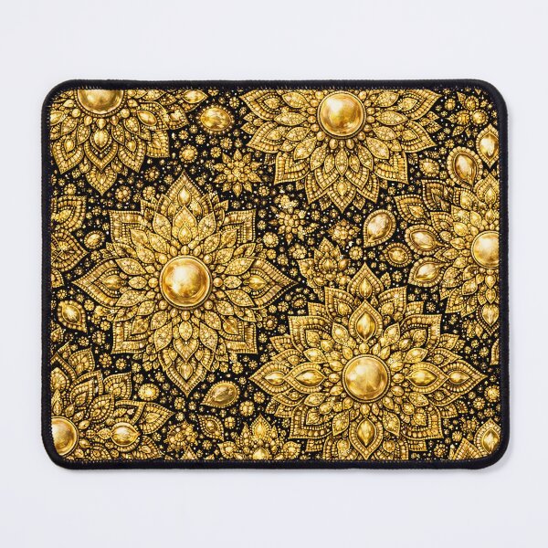 Item preview, gold Gemstone Mandala Pattern Series  designed and sold by ElexisND.