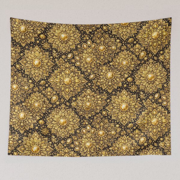 Item preview, gold Gemstone Mandala Pattern Series  designed and sold by ElexisND.