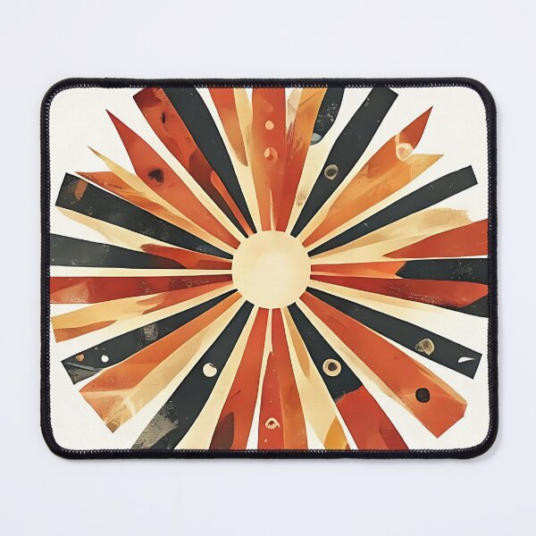 Item preview, Tribal Sunburst: African Mudcloth Symbols Mid-Cent designed and sold by Mercella-Inc.