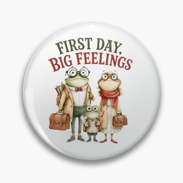 Item preview, Cute Frog Family First Day of School Back to School Design designed and sold by VikArt7.