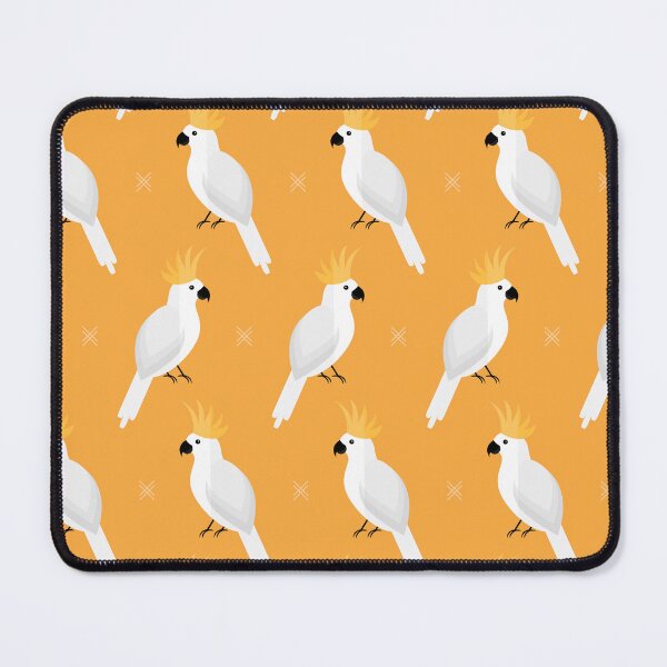 Item preview, Cockatoos on orange designed and sold by reneesillus.