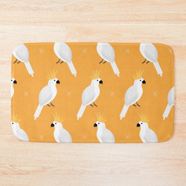 Item preview, Cockatoos on orange designed and sold by reneesillus.