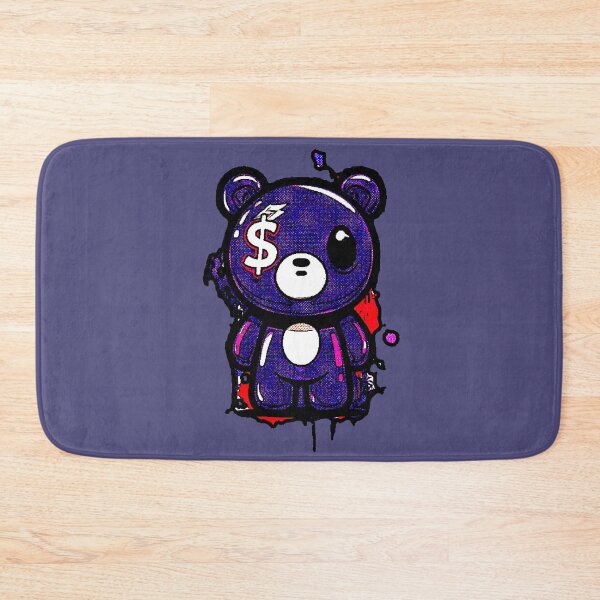 Aperçu de l'œuvre Bug de l'argent de l'ours violet kawaii streetwear créée et vendue par AstronautMerch.