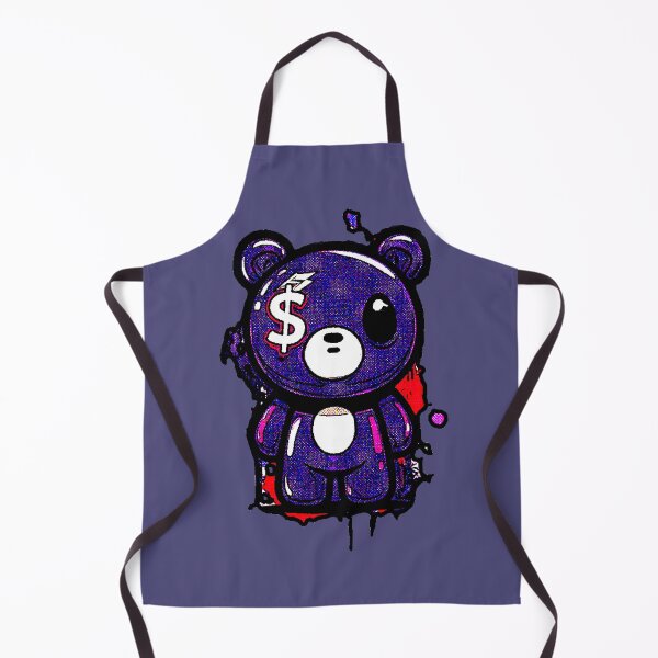 Item preview, Kawaii Purple Bear Money Streetwear Glitch designed and sold by AstronautMerch.