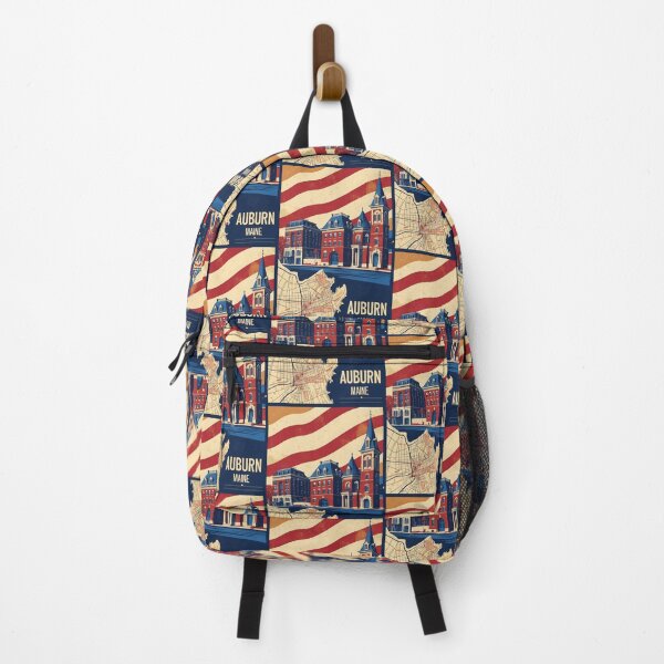 Item preview, Auburn Maine 1950s USA Vintage Travel Tourism designed and sold by TravelersGems.