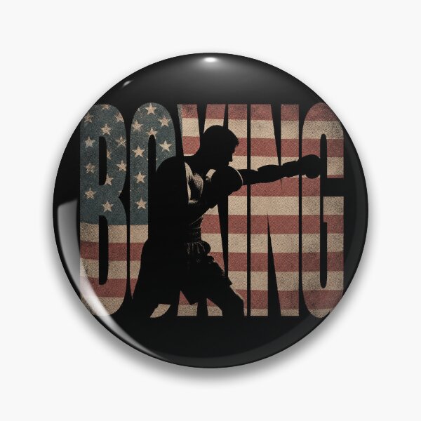 Item preview, USA BOXING Vintage Halftone Typography Design designed and sold by Jandedan.