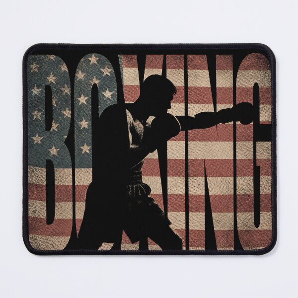 Item preview, USA BOXING Vintage Halftone Typography Design designed and sold by Jandedan.