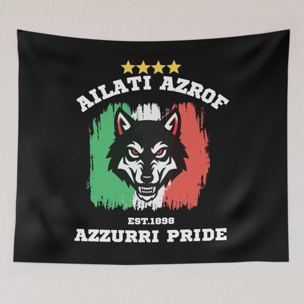 Item preview, Forza Italia Azzurri Pride Wolf Graphic designed and sold by WildTrace.