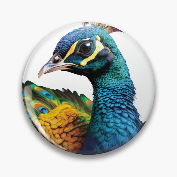 Item preview, Majestic Peacock | Vibrant Colorful Wildlife Art designed and sold by NebulaeLab.