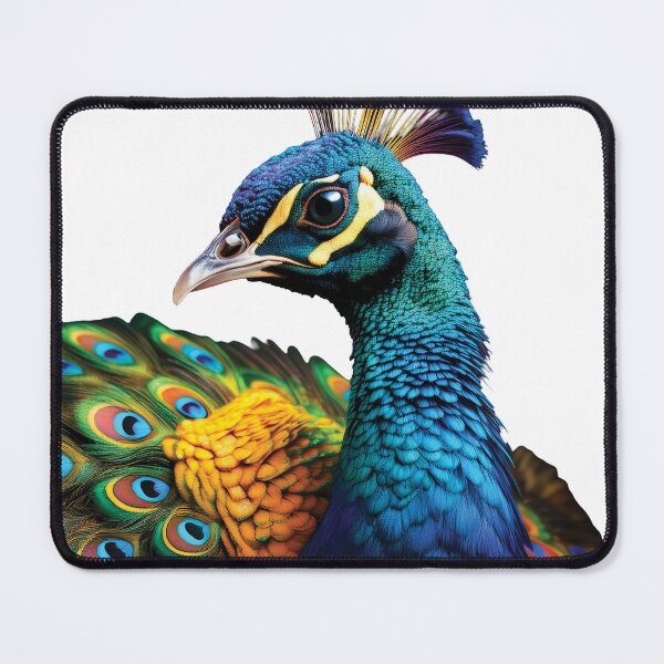 Item preview, Majestic Peacock | Vibrant Colorful Wildlife Art designed and sold by NebulaeLab.
