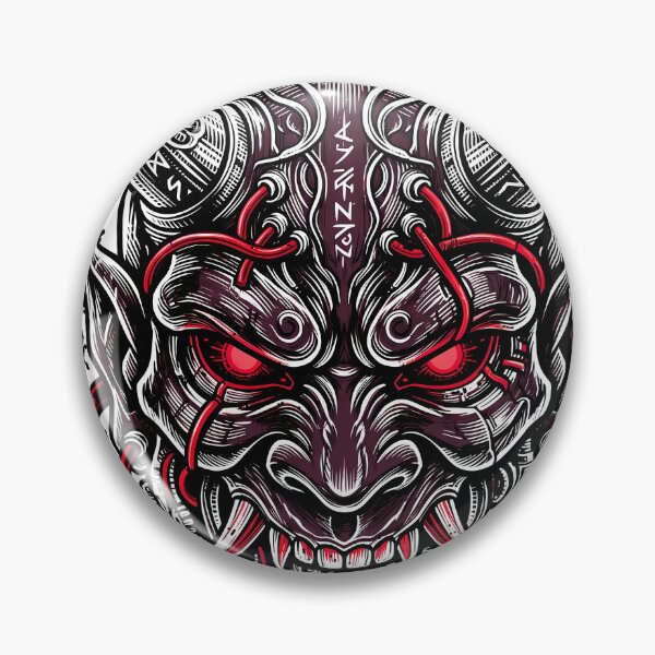 Item preview, Cybernetic Samurai Demon - Dark Oni Mask designed and sold by DarkNeural.