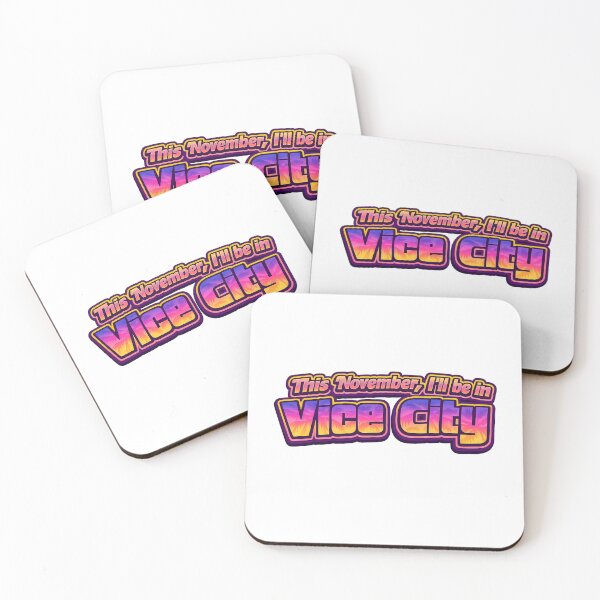 Item preview, This November, I'll be in Vice City designed and sold by ClubAlien.