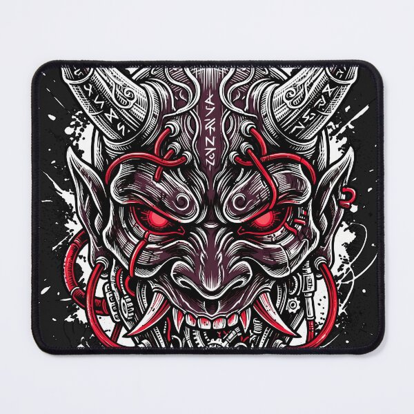 Item preview, Cybernetic Samurai Demon - Dark Oni Mask designed and sold by DarkNeural.