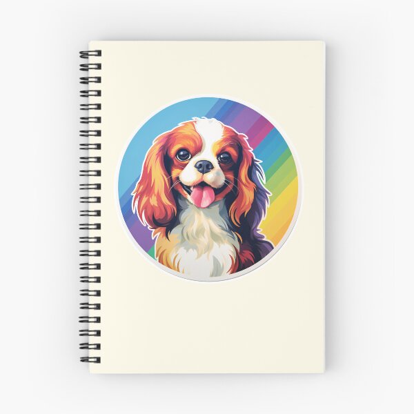 Item preview, Funny Cavalier King Charles Spaniel Colorful Rainbow Cute Mom Dad Kids designed and sold by rafaeltto.