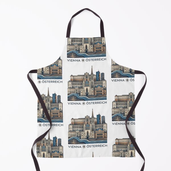 Item preview, Stylized Vienna Cityscape – Minimalist Skyline of Vienna, Österreich designed and sold by RaresS.