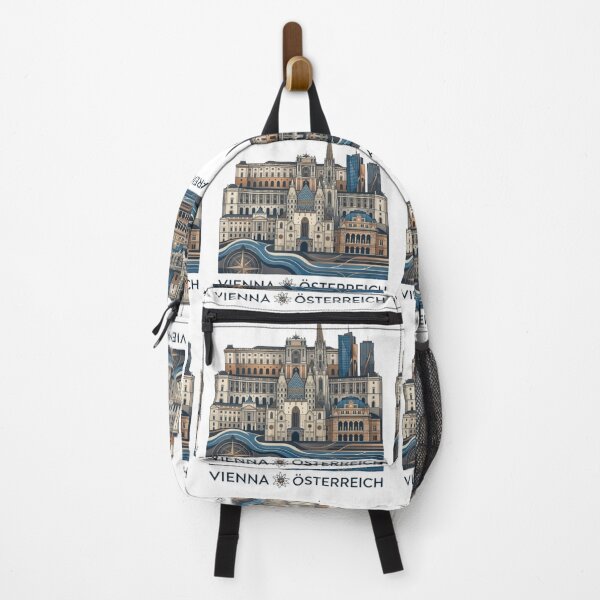 Item preview, Stylized Vienna Cityscape – Minimalist Skyline of Vienna, Österreich designed and sold by RaresS.