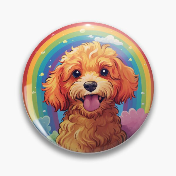 Artikelvorschau, Lustiger Cavapoo, bunter Regenbogen, süße Mama, Papa, Kinder entworfen und verkauft von rafaeltto.