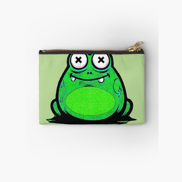 Aperçu de l'œuvre Kawaii Frog XX Yeux Vert Menthe Humour Sombre Mignon créée et vendue par AstronautMerch.