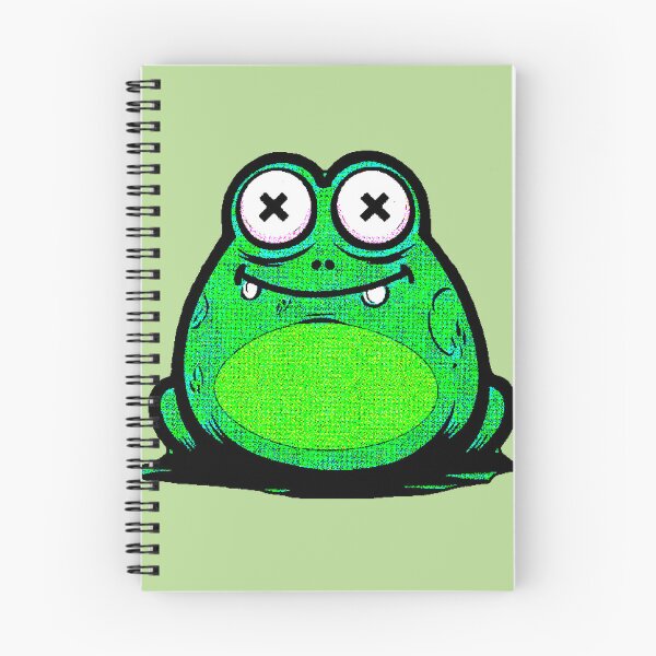 Item preview, Kawaii Frog XX Eyes Mint Green Humor Dark Cute designed and sold by AstronautMerch.