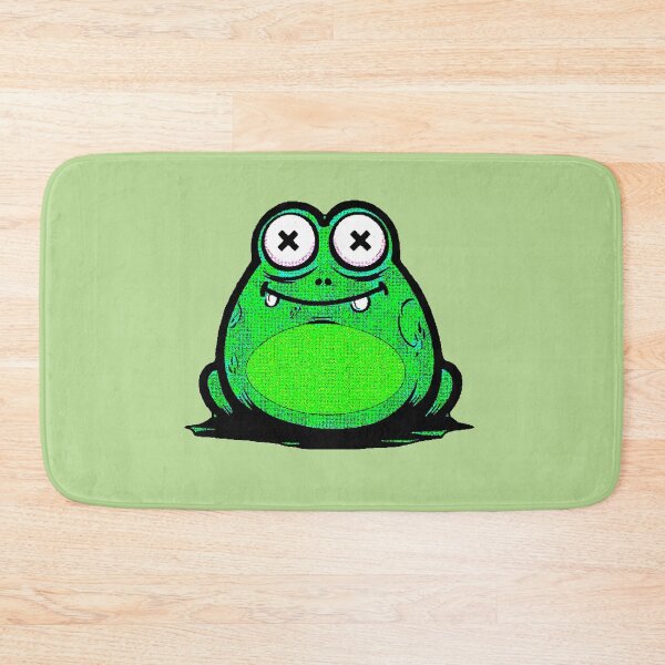 Item preview, Kawaii Frog XX Eyes Mint Green Humor Dark Cute designed and sold by AstronautMerch.