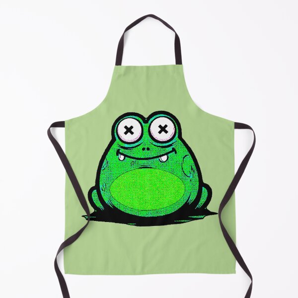 Item preview, Kawaii Frog XX Eyes Mint Green Humor Dark Cute designed and sold by AstronautMerch.