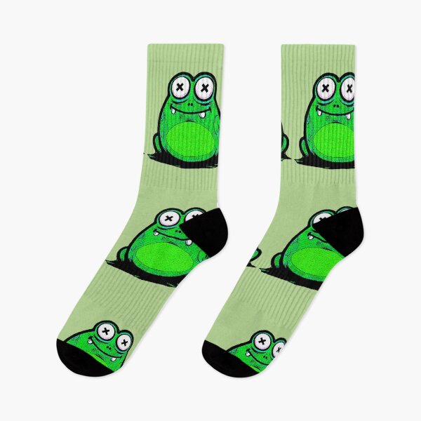 Item preview, Kawaii Frog XX Eyes Mint Green Humor Dark Cute designed and sold by AstronautMerch.