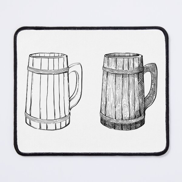 Item preview, Wooden stein beer sketch  designed and sold by midsketcher.