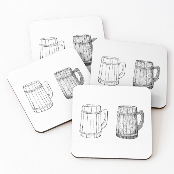Item preview, Wooden stein beer sketch  designed and sold by midsketcher.