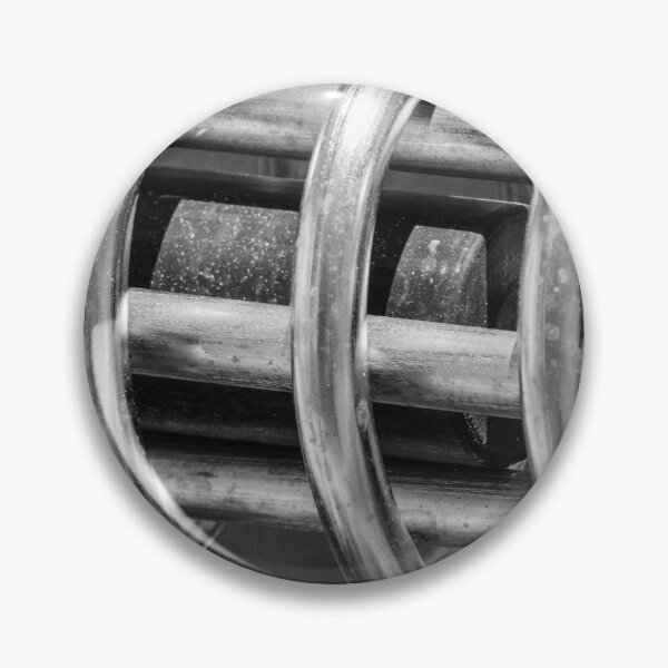 Item preview, Close-Up Metal Coil Springs and Rods Industrial Texture in Black and White Abstract Pattern designed and sold by Nmallia.