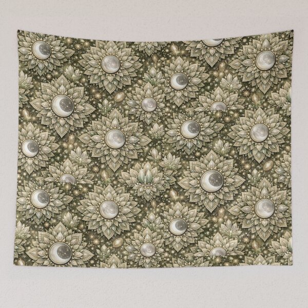 Item preview, Light gold Gemstone Mandala Pattern Series  designed and sold by Dreamweaver Mandalas.