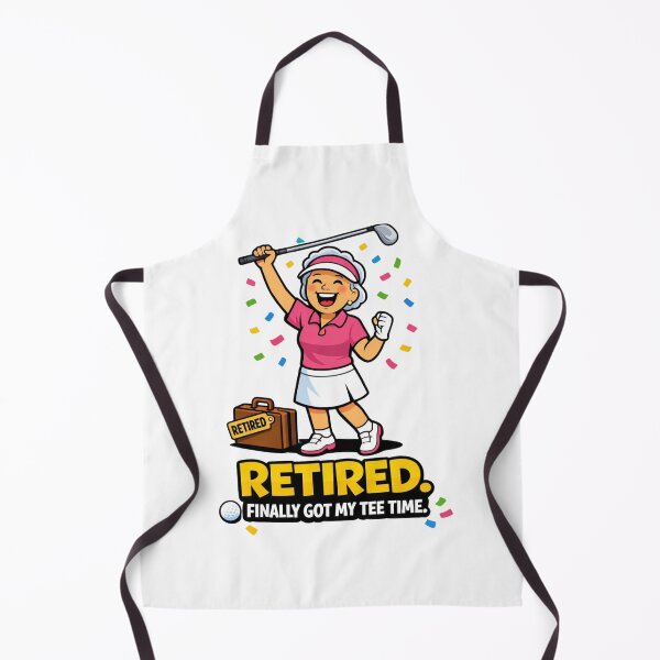 Item preview, Retired Finally Got My Tee Time Golf designed and sold by Print Loft.