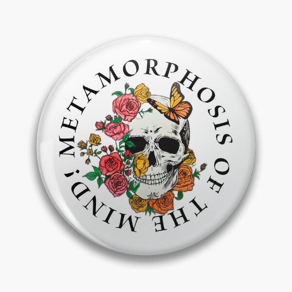 Item preview, Gothic Skull Metamorphosis of the Mind Dark Aesthetic designed and sold by littleearty.