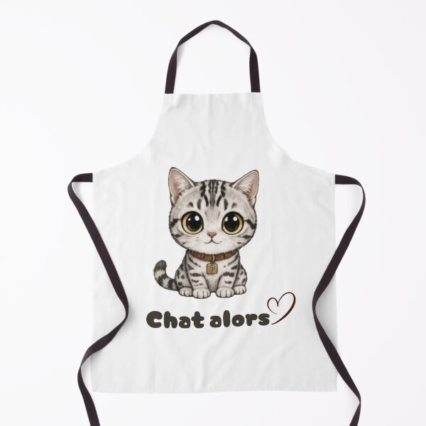 Aperçu de l'œuvre cute Cat “Chat Alors” – Funny French Cat créée et vendue par TitiaDesign.