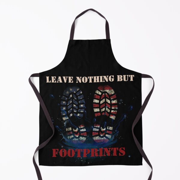 Item preview, Leave Nothing But Footprints Patriotic Hiking USA Flag designed and sold by Frafri92.