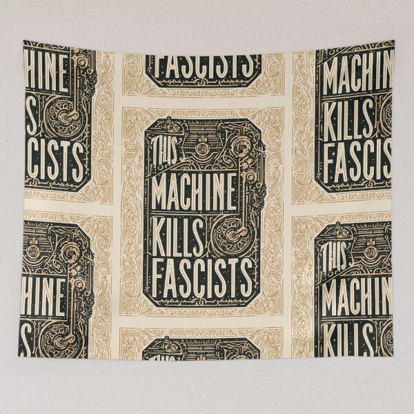 Item preview, This machine kills fascists designed and sold by MendaciousMina.